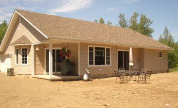 Side view of the house on lot #16